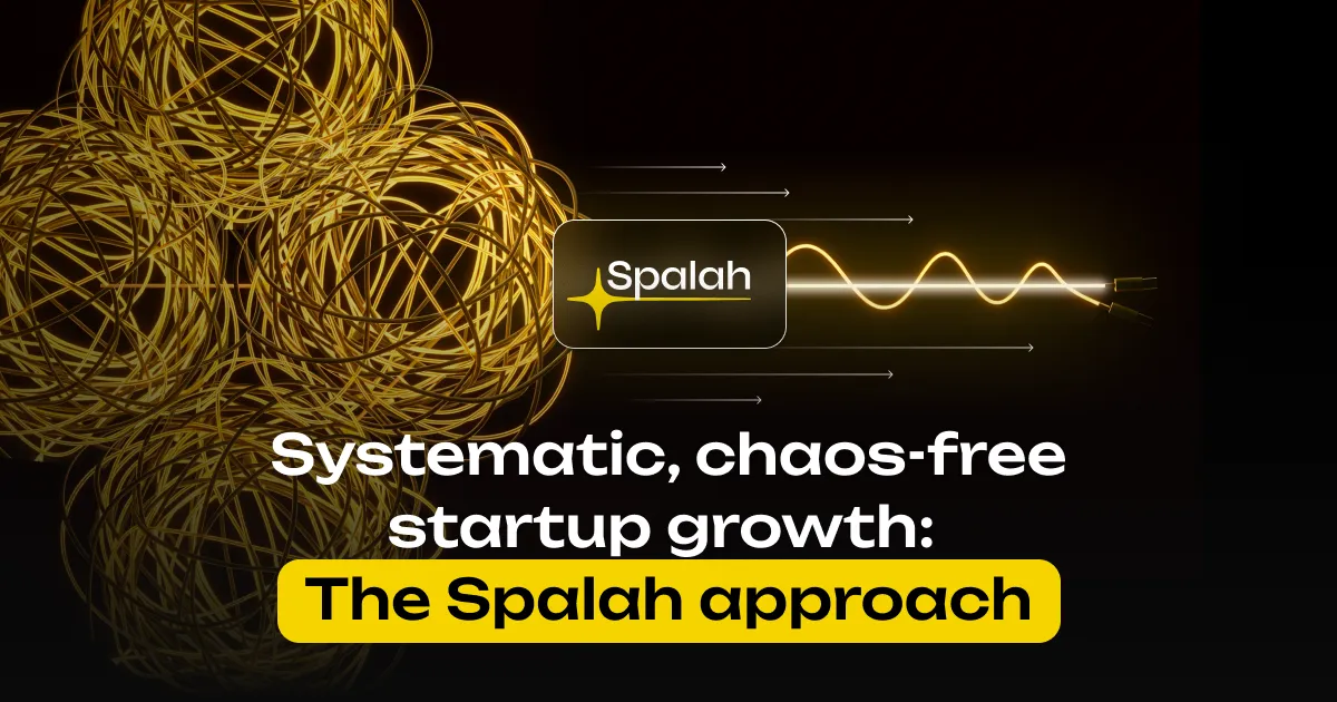 Spalah article on ensuring systematic, chaos-free startup growth