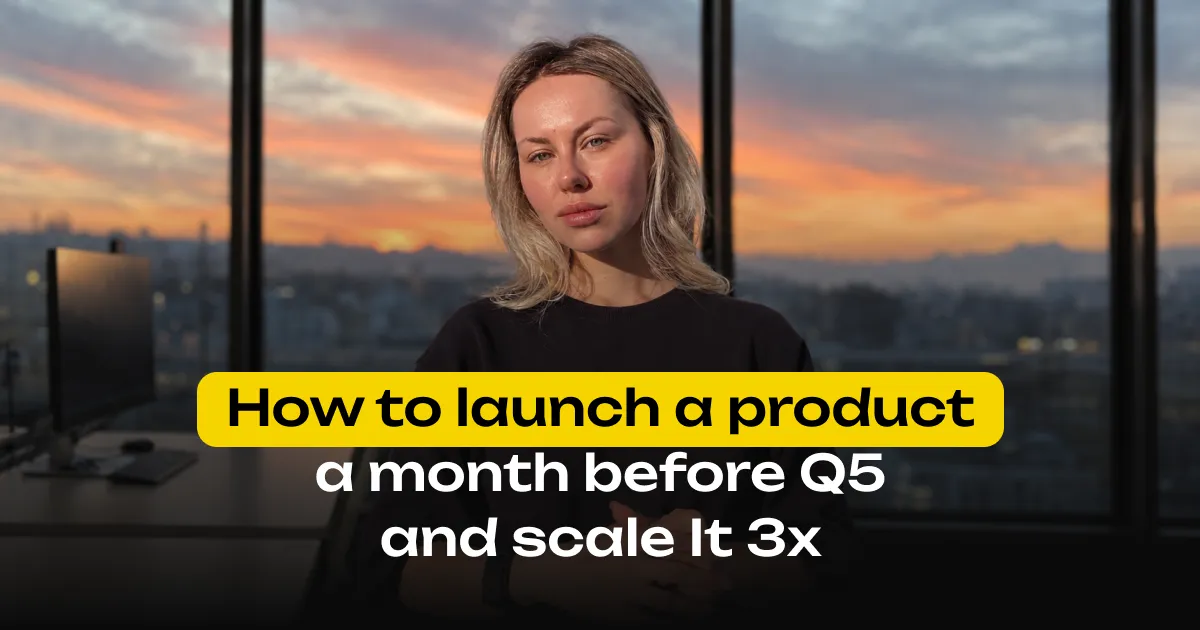 Spalah featured on DOU in an article about launching a product a month before Q5 and scaling it 3x